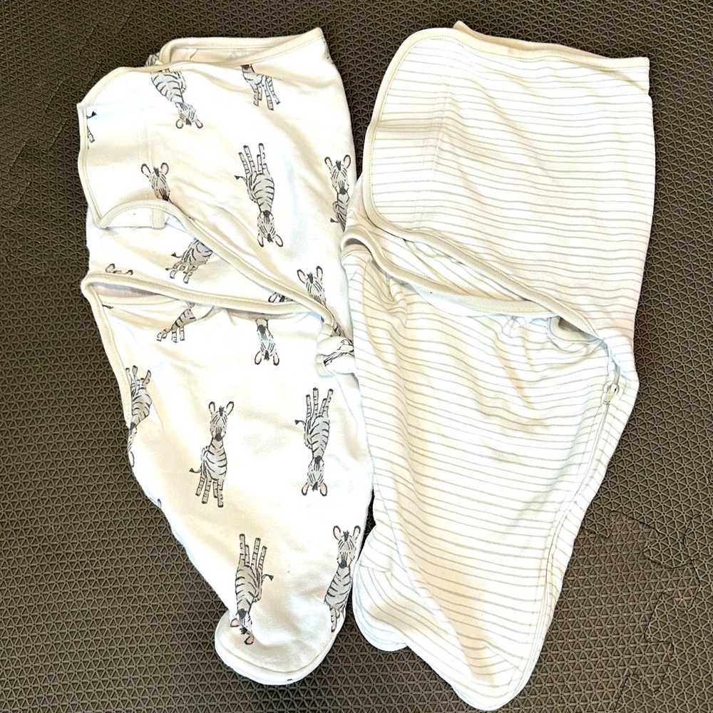 LIKE NEW NEWBORN SWADDLES - 0-3mth